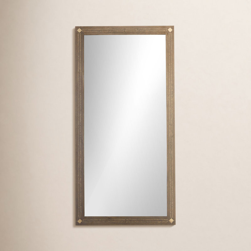 Timil Rectangle Solid Wood Mirror