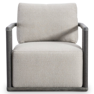 Andros Outdoor Teak Swivel Armchair