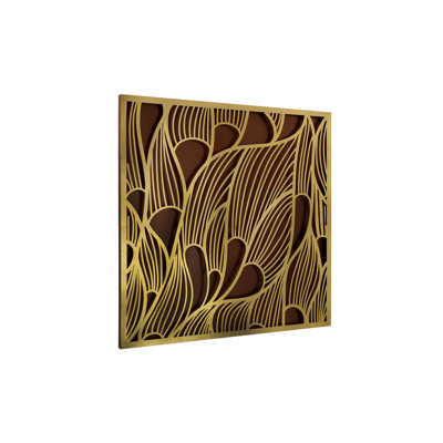 Handmade Glam Abstract Wall Decor on Metal