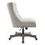 Chaise de travail réglable à dossier capitonné Ormond-264777925
