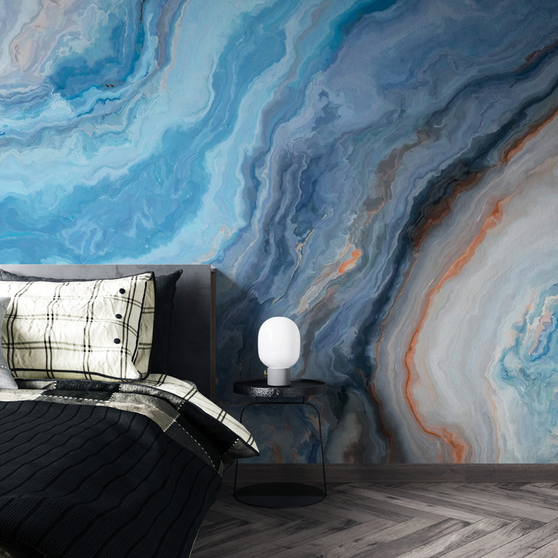 Wall Mural, L 180 po x H 100 po, Peler et coller