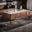Table en noyer noir