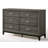 Aarit 6-Drawer Double Dresser in Weathered Gray