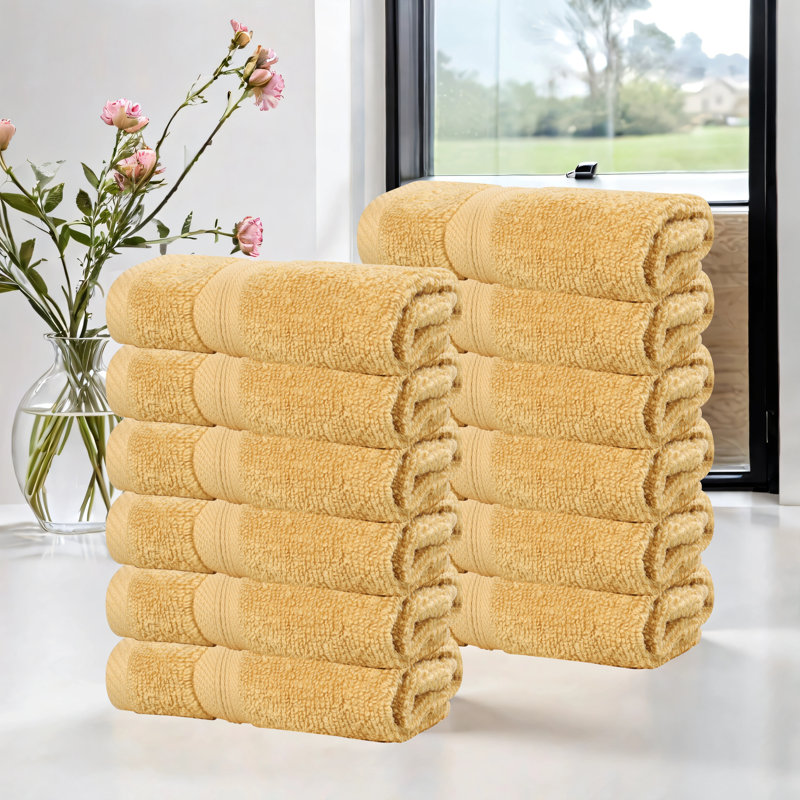 Serviettes pour le visage Smart Dry Zero Twist, Doré