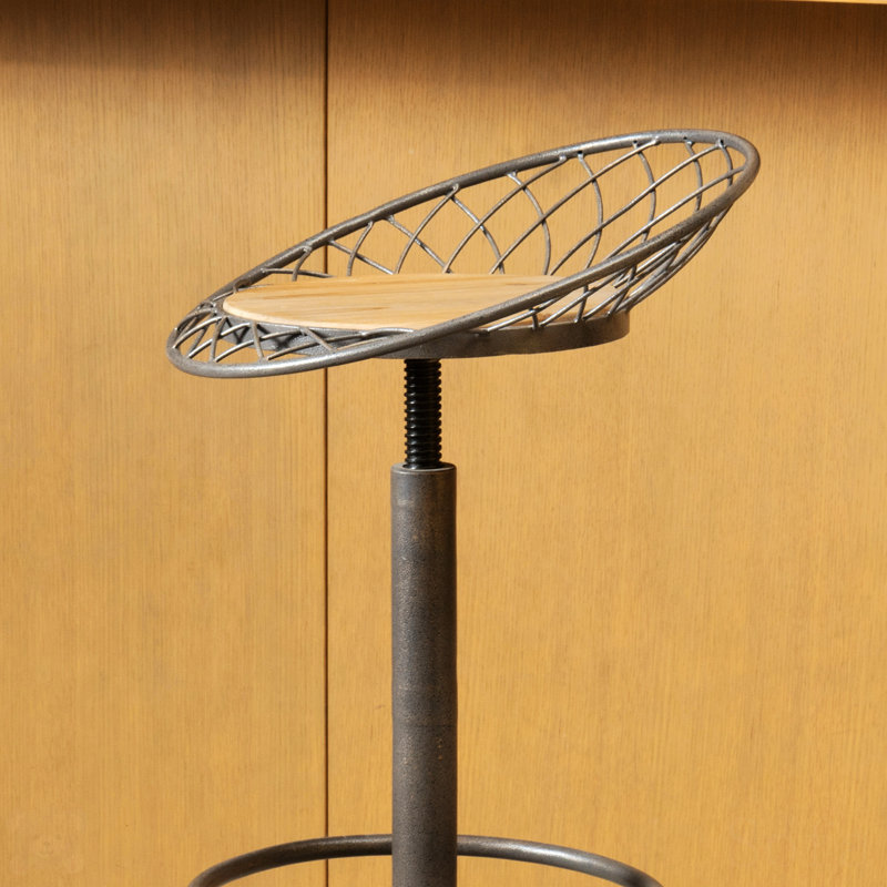 Tabouret de bar pivotant à hauteur ajustable Edgington
