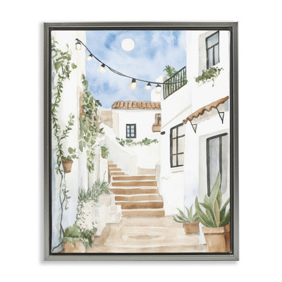 Cadre flottant Cozy Street Architecture, design par Svetlana Aleynikova