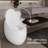 Egg Shaped One-Piece Toilet 1.28 GPF with Soft Close Quick Release Seat, Seamless Porcelain with Multi-Layer Glaze, Low Noise Flush, Glossy White