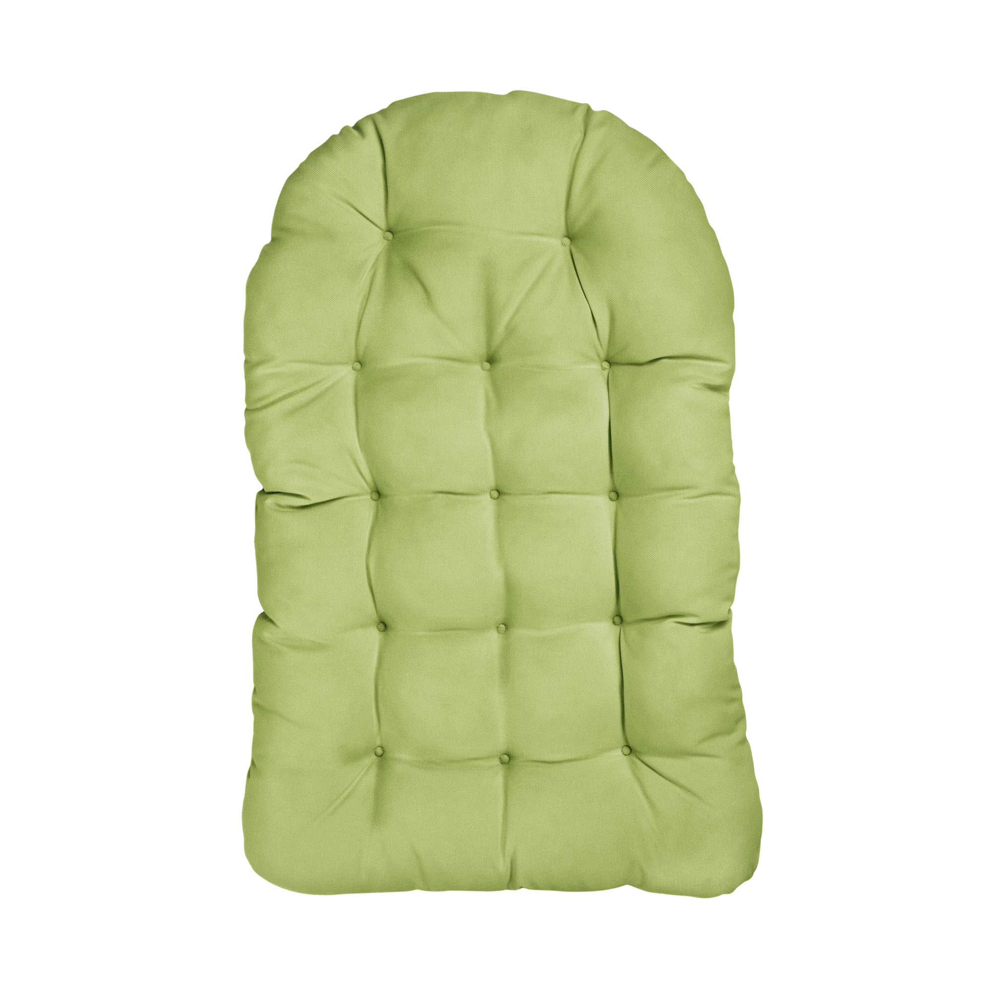 Outdoor Seat/Back Cushion Egg Chair Cushion, Apple Green