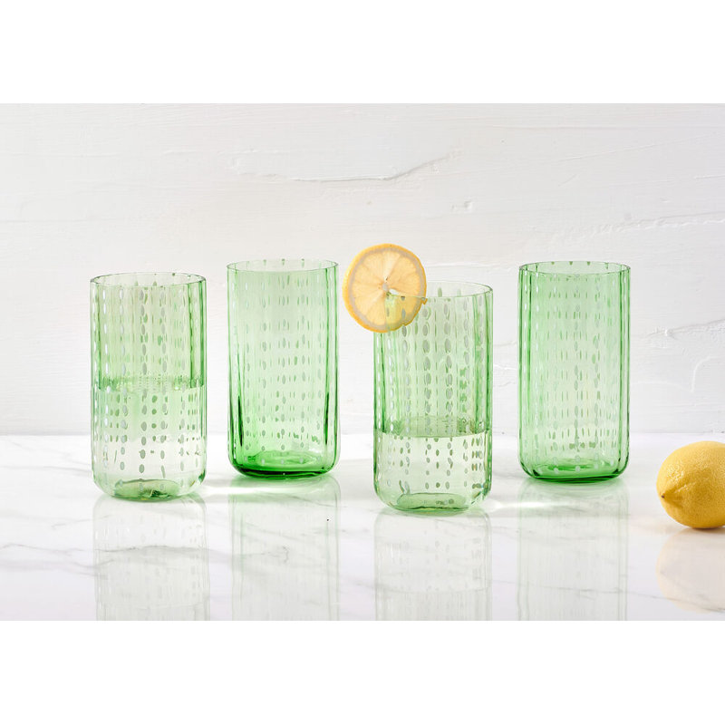 Verres à whisky Darby Angell, 15 oz, Vert