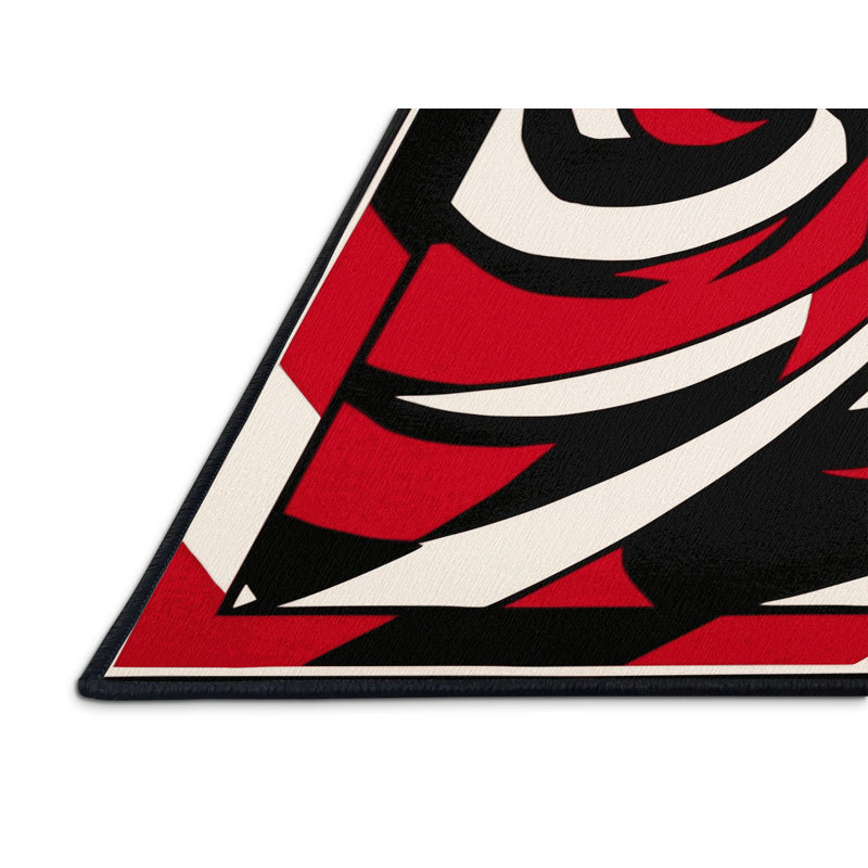 Midnight Phoenix Rug, Round 7'