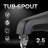 SUPPLYGIANT Tub Spout 1/2" FIP Nose Thread Non Diverter Bathtub Faucet Matte Black Finish-118849833