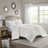 Arya Embroidered Medallion Faux Fur Ultra Plush Comforter Set-1963773214-1963773202