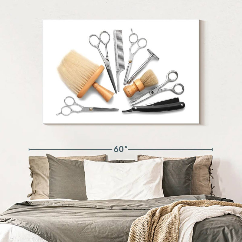 Shuttleworth Barber Set, 34" H x 51" W