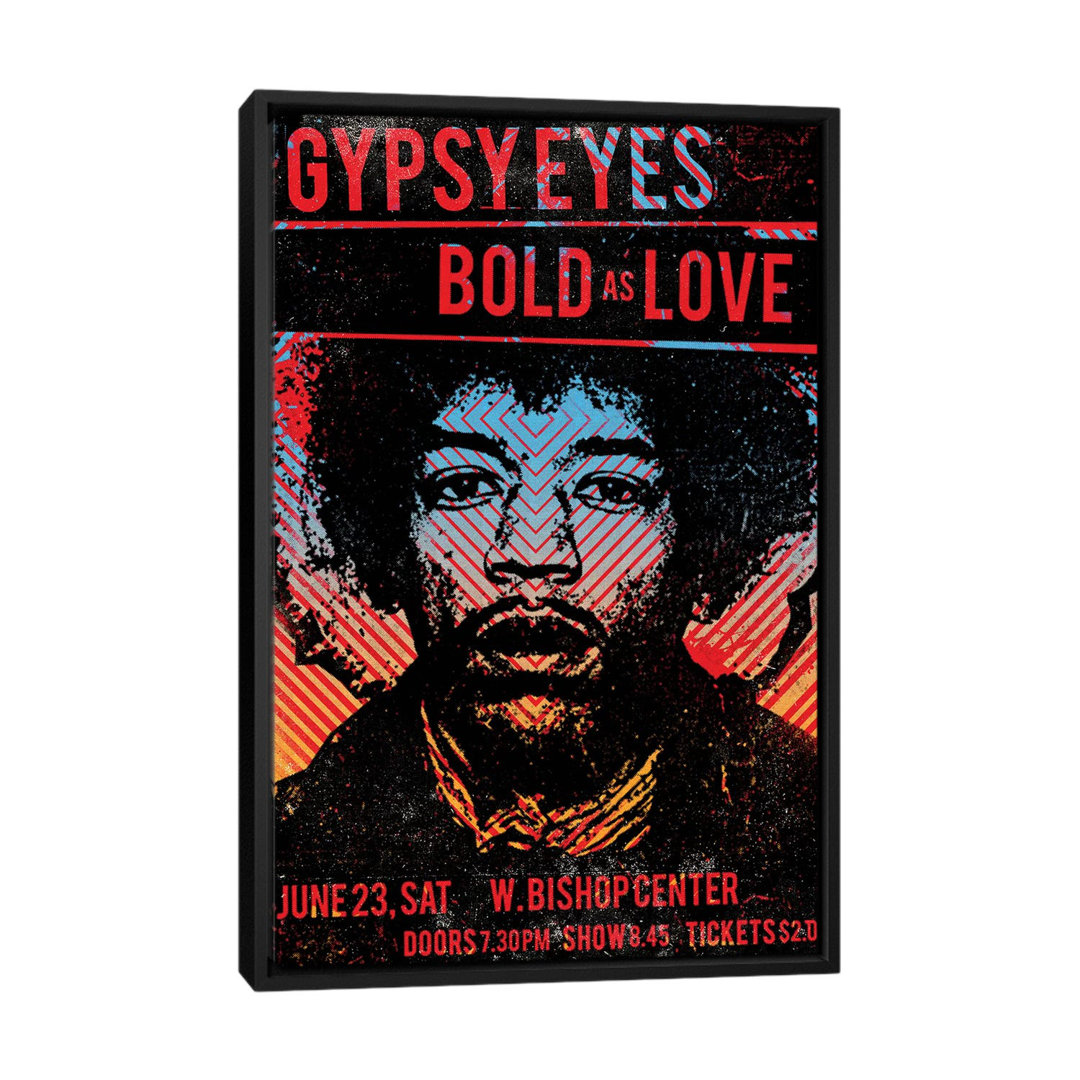 " Jimi Hendrix Experience Tour Poster " by Radio Days East Urban Home Mat