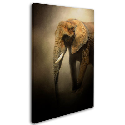 «The Elephant Emerges», impression sur toile tendue Vidur