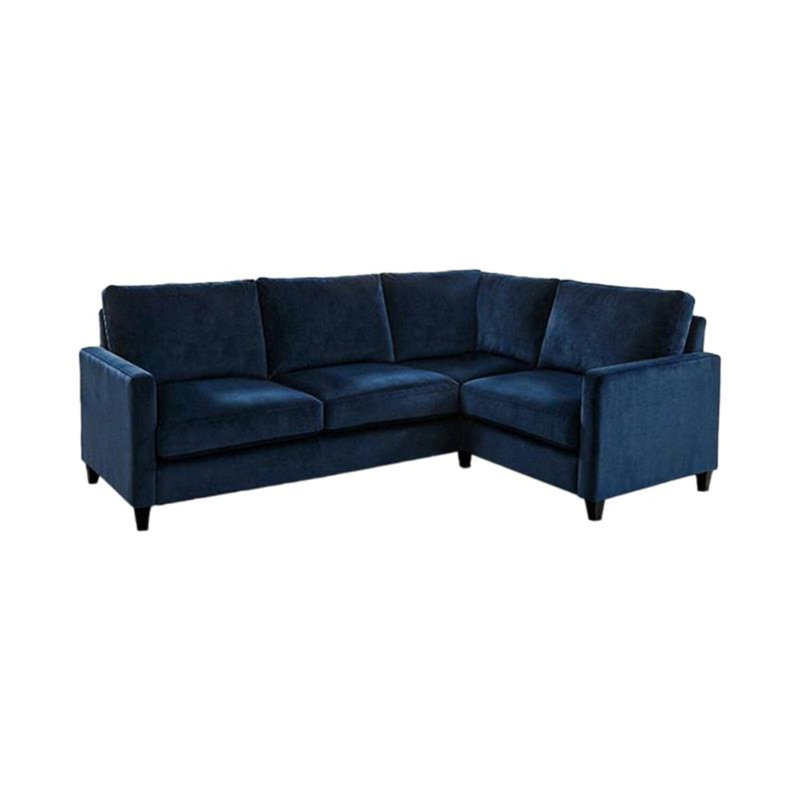 Aharshi Corner Sofa, Left Hand Facing, Black Oak Legs, Ink