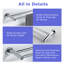 Porte-serviettes mural en acier inoxydable 24 po-109834272-126124198