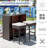 Cahmari 2 - Person Patio Dining Set with Rectangular Table , Cushions Included-1879602657