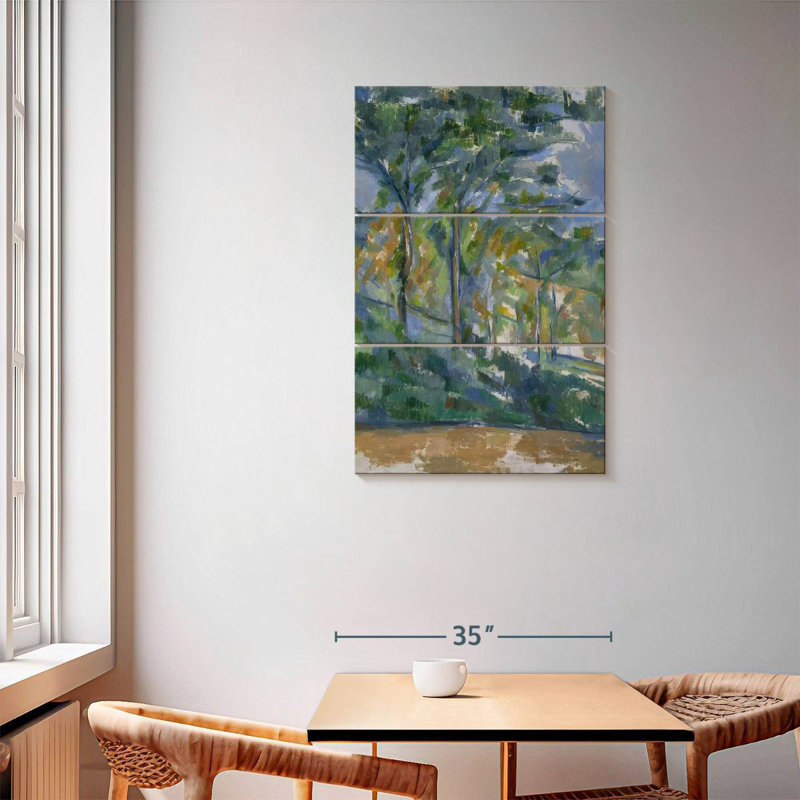 Paysage Harnek 1900, H 57 po x l 36 po