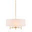 Lustre 5 lumières à abat-jour tambour-601049278-574542140
