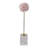 Calume Decorative Sculpture Metal Marble Stone Accent With Clustered Crystal-Inspired Form On Sleek Metallic Rod And Cubic Base For Modern Stylish Display Or Versatile Interior-1321226167