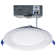 15 Watt LED Canless Low Profile Regress Baffle Downlight - 6 Inch - Remote Driver - CCT Selectable - Round Shape - White Finish - 120 Volt