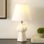 Lampe de table en céramique 17,75 po Tolia