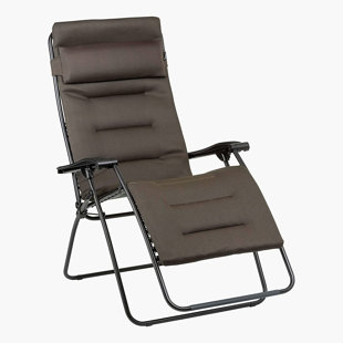 Lafuma Mobilier RSX Clip XL Zero Gravity Chair - Air Comfort Padded Outdoor Folding Patio Recliner