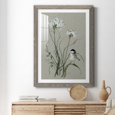 Bouquet de grâce, oiseau II - Cadre photo, reproduction d'art sur papier