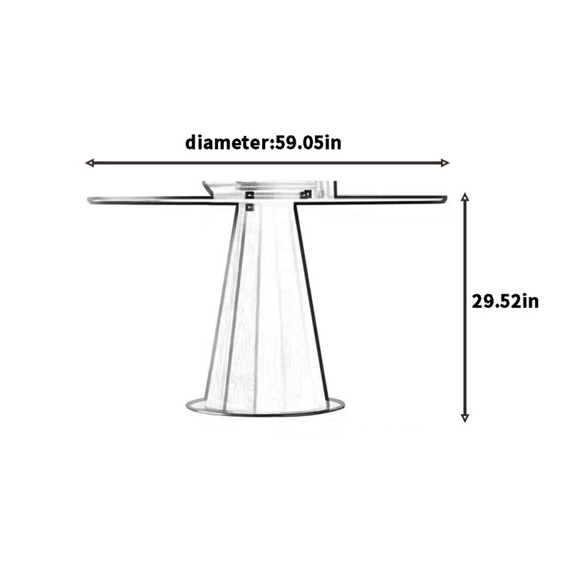 Arshaun, 29.52"H x 59.05"L x 59.05"W