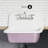 Loire 22" Cast Iron Rectangle Wall-Mounted Sink In Glossy Lavender-116786465