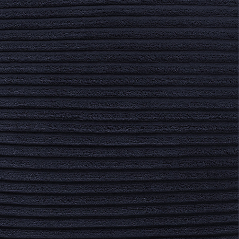 Striped Square Euro Cushion Cover, Navy