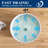 49" Round Freestanding Tub Solid Surface Deep Freestanding Soaking Bathtub