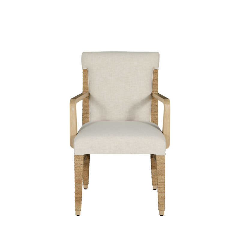 Maris Mahogany Handwoven Dining Arm Chair