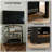 TV Stand for 28 Inch TVs, Entertainment Centre with Adjustable Shelves and Extension Lead Holder, Small TV Table with Storage for Living Room, Rustic Brown