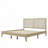 Solid Wood Platform Bed With Rattan-668137930