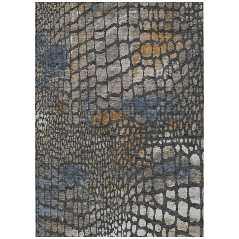 Tapis intérieur / extérieur gris Siena , 5' x 7'6"