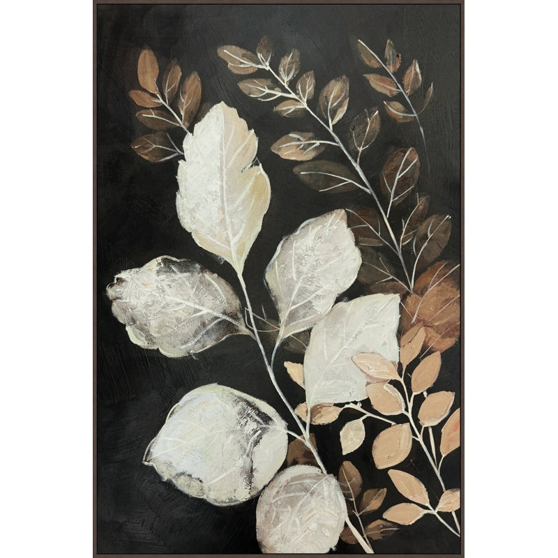 Botanic Noir I Canvas Wall Art