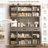 Hempel 70.9"H Kitchen Pantry With Charge Station, 55.1"W Farmhouse Style Pantry Cabinet with Microwave Shelf & Adjustable Shelves-188759883