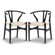 Wyn Solid Wood Weave Dining Chair