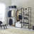 Kennyth Metal and Manufactured Wood Closet System