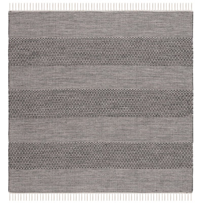 Bester Hand Woven Cotton Striped Rug