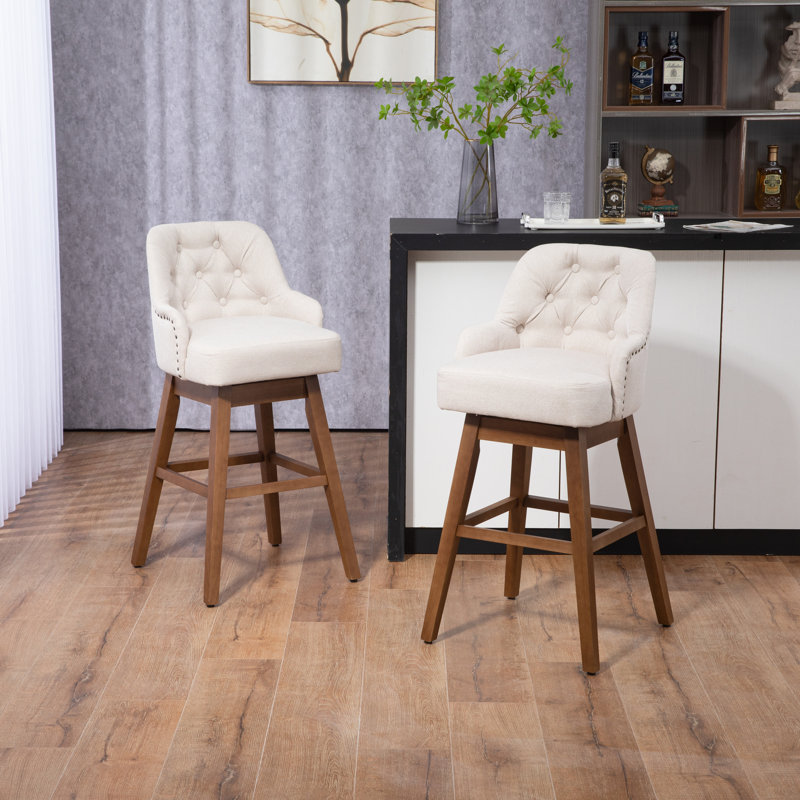 Tabouret de comptoir 28 po Avantae, Beige