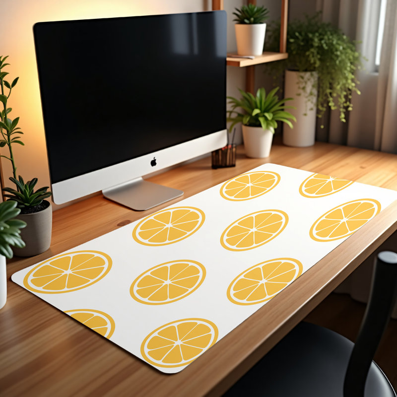 Polyester Desk Pad, 31.5x15.5