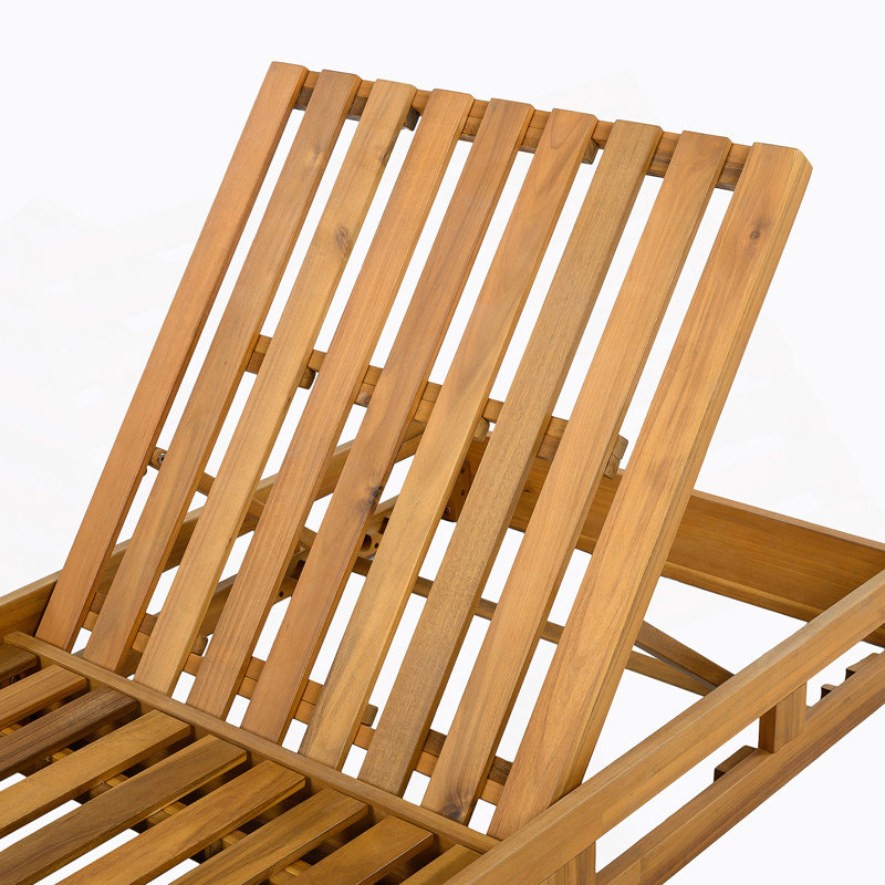 FAUTEUIL RÉGLABLE EN ACACIA