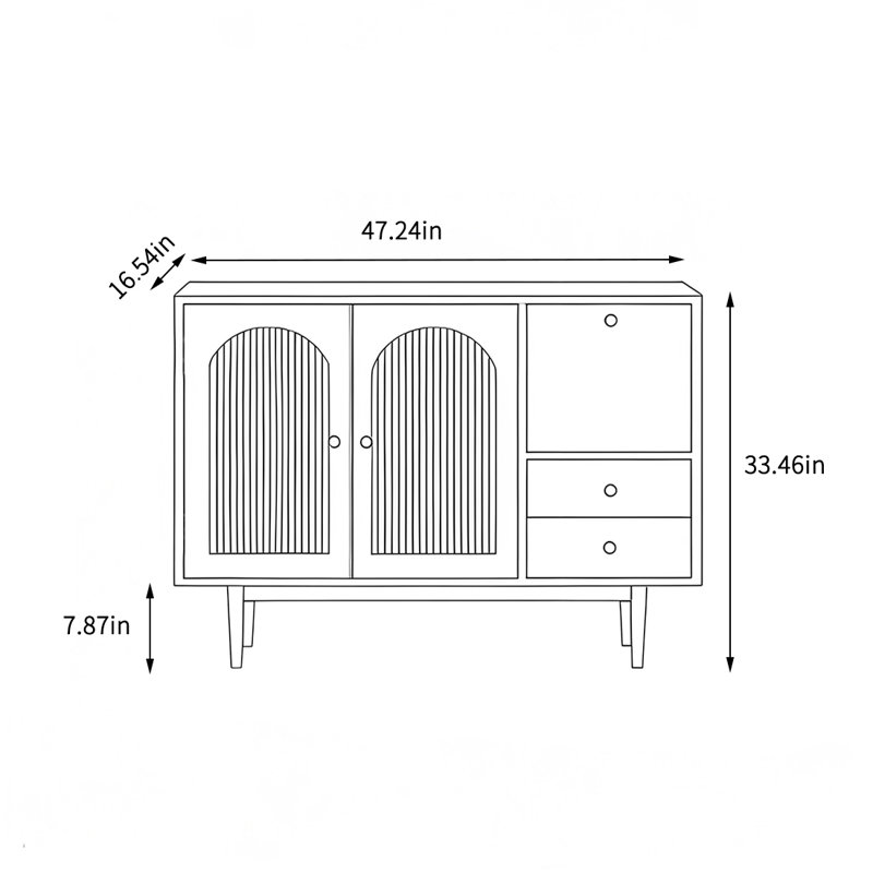 Armoire de rangement moderne et simple