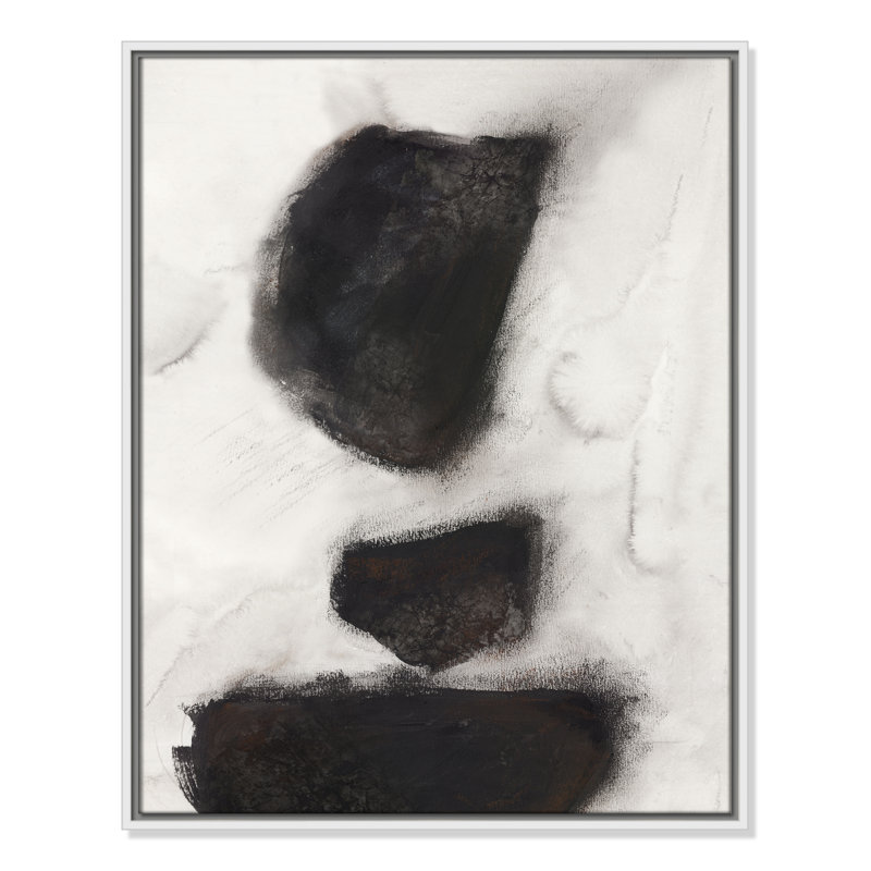 Impression Elegant Contrast II par Casa Fine Arts, Blanc, H 29,5 po x l 23,5 po