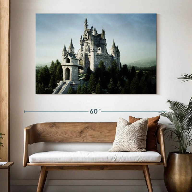 Château de conte de fées Lilie, H 34 po x l 51 po