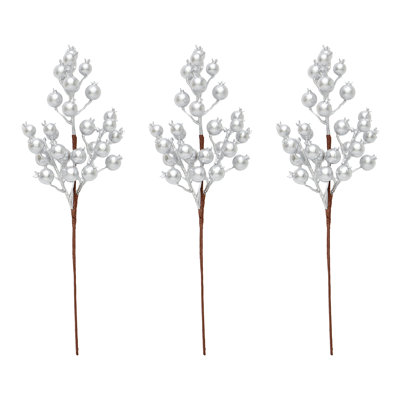 Holly Berry Floral Stems