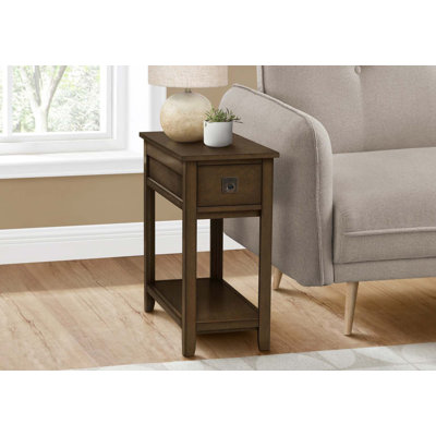 Table de bout, 2 niveaux, avec tiroir de rangement